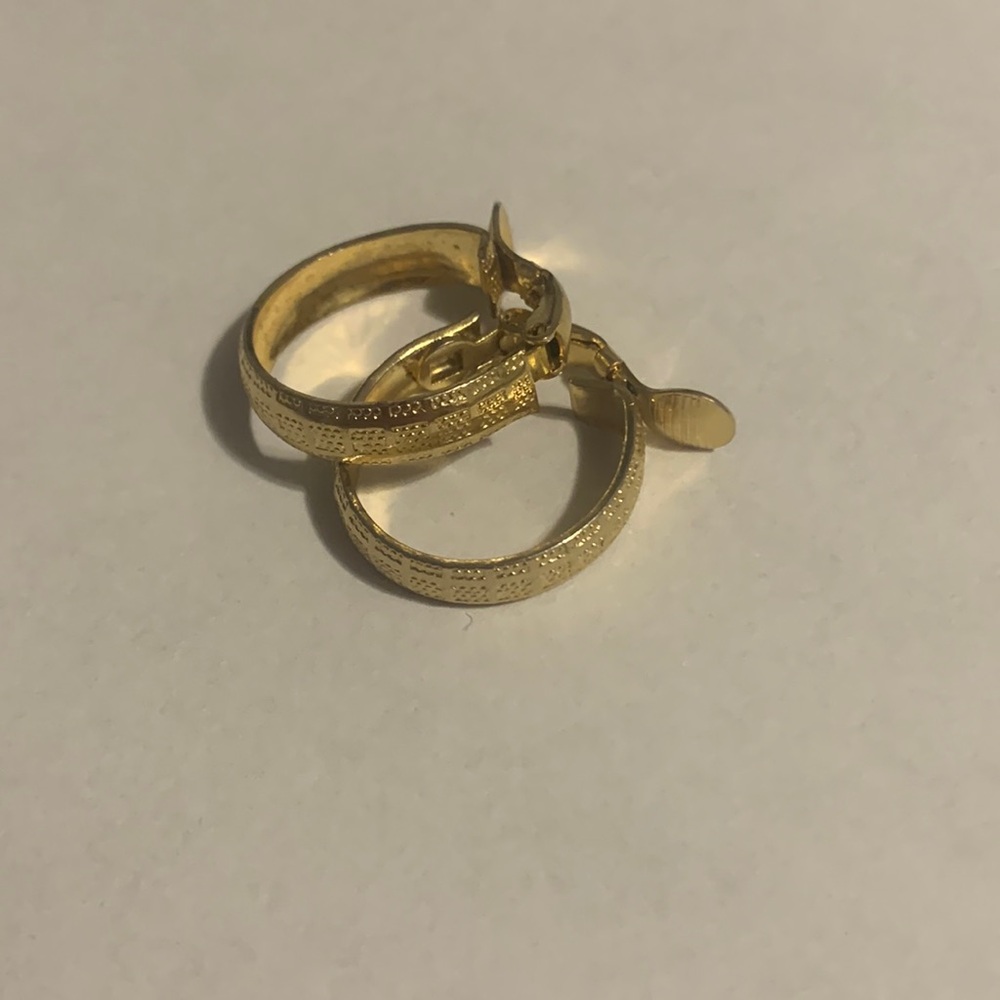 3/$5 Gold Clip on Earrings